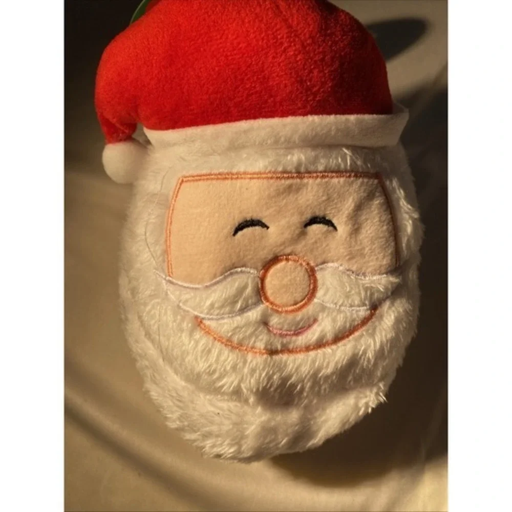 Santa Dog Slipper Toy Holiday Pets By Spot Red/white 6